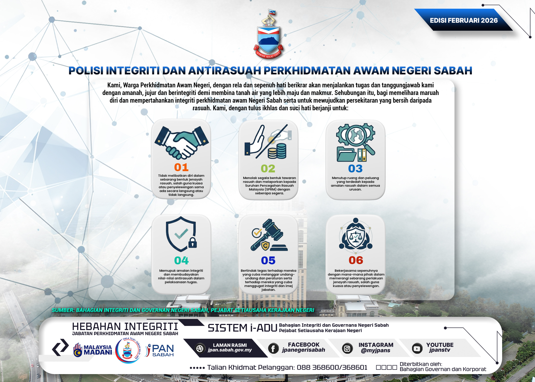 Hebahan Integriti Edisi Feb