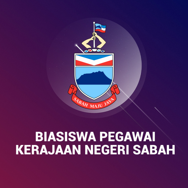 Biasiswa Pegawai Kerajaan Negeri Sabah Bagi Pengajian Dalam dan Luar Negara Tahun 2021