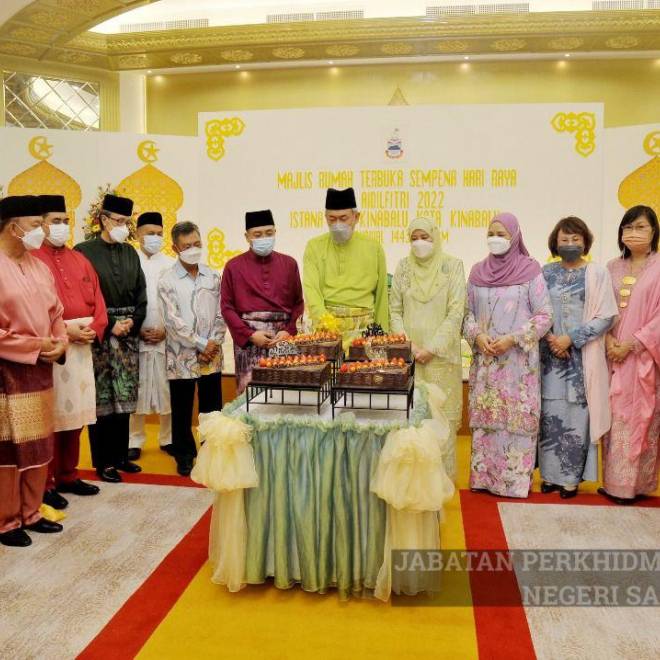 Istana Seri Kinabalu adakan Majlis Rumah Terbuka Aidilfitri